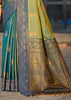Pine Green Dual Tone Woven Banarasi Silk Saree
