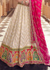 White And Pink Embroidered Designer Lehenga Set