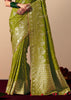 Henna Green Woven Banarasi Silk Saree