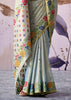 Haze Blue Woven Tissue Silk Saree
