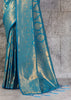 Blue Woven Kanjivaram Silk Saree
