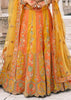 Yellow & Orange Heavy Embroidered Designer Lehenga