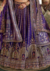 Purple Heavy Embroidered Designer Lehenga