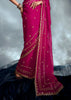 Princess Pink Designer Silk Saree