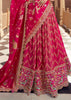 Bridal Pink Embroidered Designer Lehenga Set