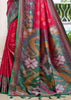 Aurora Red Woven Patola Silk Saree