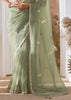 Saga Green Designer Silk Saree
