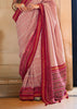 Red Printed Soft Silk Saree
