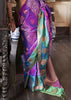 Gorgeous Teal Green Dual Tone Bronze Zari Woven Banarasi Silk Saree