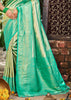 Mint Green Woven Kanjivaram Silk Saree