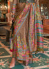 Mount Brown Madhubani Printed Saree