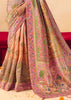 Opera Pink Designer Embroidered Saree