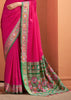 Magenta Pink Woven Banarasi Patola Silk Saree