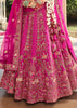 Vibrant Pink Heavy Embroidered Designer Lehenga
