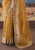Mimosa Yellow Embroidered Designer Saree
