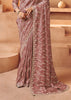 Rose Mauve Designer Tissue Silk Saree