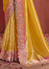 Festive Yellow Designer Embroidered Saree