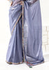 Allure Blue Designer Organza Tissue Silk Saree