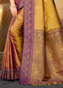 Rich Gold Dual Tone Woven Banarasi Silk Saree