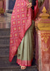 Saga Green Woven Banarasi Silk Saree