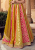 Mustared and Pink Embroidered Designer Lehenga Set