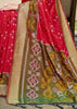 Scarlet Red Woven Patola Silk Saree