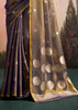 Golden Green Woven Tissue Silk Saree