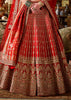 Red Heavy Embroidered Designer Lehenga