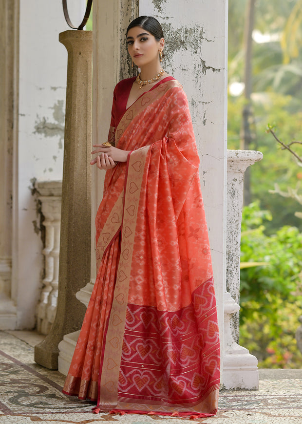 SUNDARI_IKKAT_ORANGE (10651885895873)
