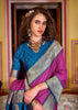 Orchid Purple Banarasi Soft Silk Saree