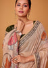 Honey Peach Woven Cotton Saree