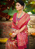 Princess Pink Dual Tone Woven Banarasi Silk Saree