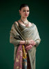 Sage Grey Woven Cotton Jamdani Saree