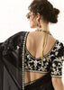 Desire Black Designer Organza Tissue Silk Saree