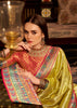 Golden Yellow Woven Tissue Silk Saree