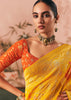 Haldi Yellow Woven Georgette Bandhej Saree