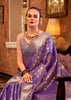 Veronica Purple Woven Banarasi Tissue Silk Saree