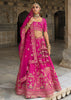 Pink Heavy Embroidered Designer Lehenga