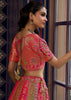 Beige And Pink Heavy Banarasi Designer Lehenga
