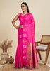 Queen Pink Woven Bronze Zari Paithani Silk Saree