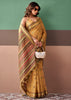Mustard Gold Woven Cotton Silk Saree