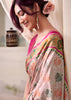 Bloom Pink Woven Patola Silk Saree