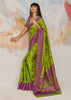 Pista Green Woven Kanjivaram Silk Saree