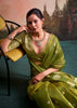 Light Green Woven Tissue Silk Saree