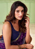 Royal Purple Patola Printed Cotton Silk Saree