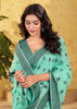 Fair Green Woven Linen Silk Saree
