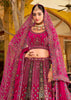 Bridal Red Heavy Embroidered Designer Lehenga
