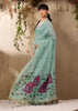 Pastel Blue Woven Cotton Silk Saree