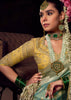 “Exclusive Offer” : Angel Blue Woven Banarasi Satin Silk Saree