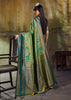 Aspen Green Woven Banarasi Silk Saree